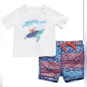 Tucker & Tate 2pc Rash Guard Swim set